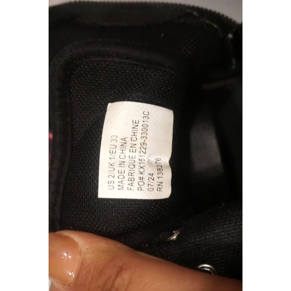 FabKids Girls Unicorn Light Up Shoes Sneakers - Size 2 - Picture 7 of 10